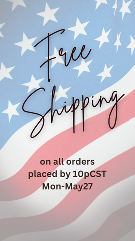 Free Shipping Memorial Day