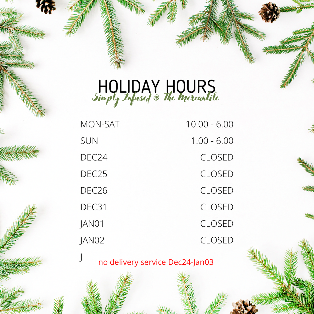 Cyber Monday & Holiday Hours